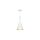 Lampa Wisząca Sufitowa Żyrandol IL MIO MODERN P-306C E27 Biało-Złota - GOLDLUX (Polux)