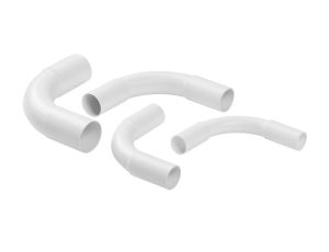 Złączka do rur elektroinstalacyjnych sztywna, kątowa BIAŁY ZKL-18 (1szt.)