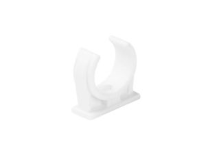 Uchwyt do rur elektroinstalacyjnych półotwarty BIAŁY U-16 (PACZKA 100szt.)