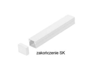 Osprzęt do listew elektroinstalacyjnych, zakończenie BIAŁY SK 35x18 (1szt.)
