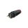 Wtyczka hermetyczna gumowa 2P+Z Uni-Schuko 230V 16A czarno-czerwona IP54 TAURUS2 na kabel do 13,0mm, wkład. guma (TPE) PCE