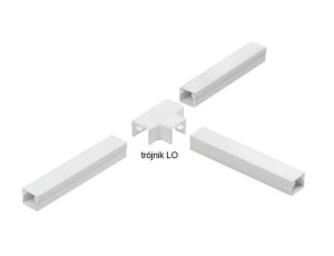 Osprzęt do listew elektroinstalacyjnych, trójnik BIAŁY LO 20x14 (1szt.)