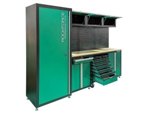 ROCKFORCE MEBLE WARSZTATOWE Z WÓZKIEM + 274 NARZĘDZI / ZESTAW - image 2