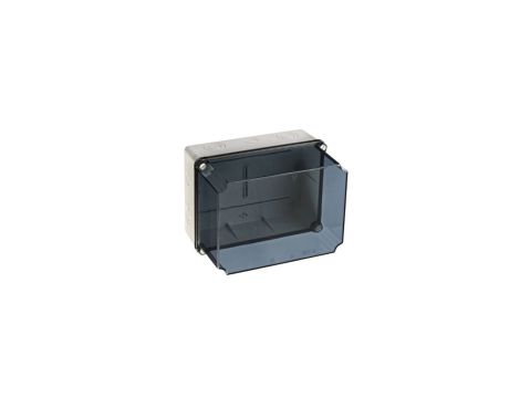 IP65-IP67 Puszka hermetyczna wysoka LIGHT 185x246x180 pokrywa transparentna, z osłabieniami (4xM25, 6xM40)