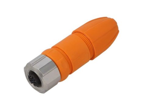 Złącze gniazdo do zarobienia Typ: M12 Gniazdo (proste, 4-PIN) Zaciski śrubowe IP65/IP67/IP68/IP69K Styki pozłacane EVC810