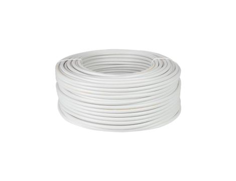 Kabel warsztatowy OWY / H05VV-F 2x1mm2 biały 300/500V giętki linka Elektrokabel /500m/