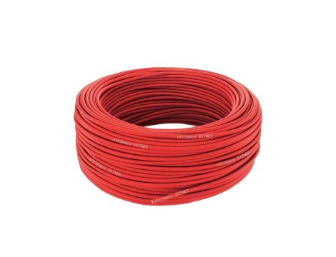 Kabel przeciwpożarowy parowany HTKSHekw 1x2x1,4mm FE180 PH120 E90 czerwony 225V ekranowany bezhalogenowy Cca drut Bitner /500m/