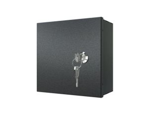 Obudowa metalowa do instalacji CATV 150x150x80mm czarna natynkowa