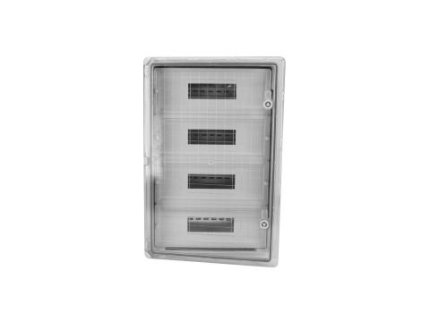 Obudowa hermetyczna skrzynka elektryczna transparentna ABS 400x600x200 IP65 (4/M/0010464060200144)