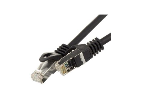 Patchcord S/FTP kat.7 PiMF kabel sieciowy LAN 2x RJ45 linka LSOH czarny 7m NEKU