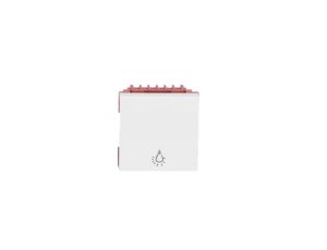 Łącznik przyciskowy 45x45 biały modułowy do koryta modularnego 4/M/888049050044