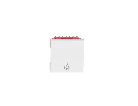 Łącznik przyciskowy 45x45 biały modułowy do koryta modularnego 4/M/888049050044