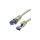 Patchcord S/FTP kat.6A PiMF kabel sieciowy LAN 2x RJ45 linka PoE szary 0,5m VALUE