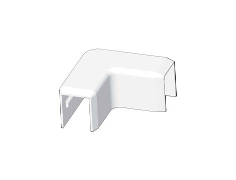 Łącznik kątowy LHD 17x17mm biały KOPOS