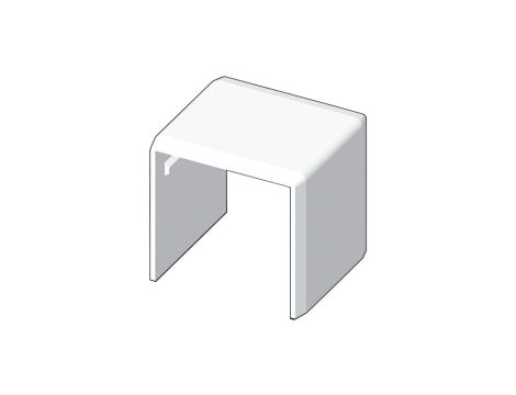 Łącznik prosty LHD 40x40mm biały KOPOS