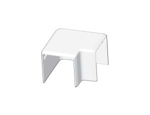 Łącznik kątowy LHD 40x40mm biały KOPOS