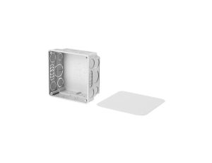 Puszka instalacyjna podtynkowa 100x100x50mm IP20 z białą pokrywą SIMET