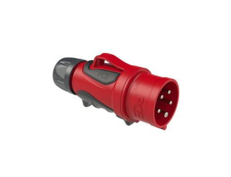 Wtyczka siłowa 5p 16A 400V przenośna IP54 zwrotnica faz GRIP PCE na kabel