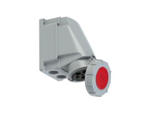 Gniazdo siłowe z klapką 5p 63A 400V stałe IP67 POWER TWIST PCE do obudowy