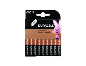 bateria alkaliczna Duracell Basic LR03 AAA (blister) - 18 sztuk