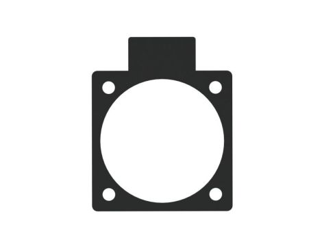 Uszczelka do gniazd zserii P-Nova+ 50x50mm czarna PCE