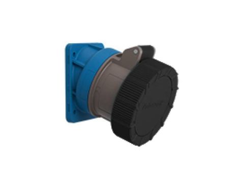 Gniazdo Tablicowe Skośne Heavy Duty, Wtyk prosty SERIA X-CEE 3P+E 63A 500V 7H IP67