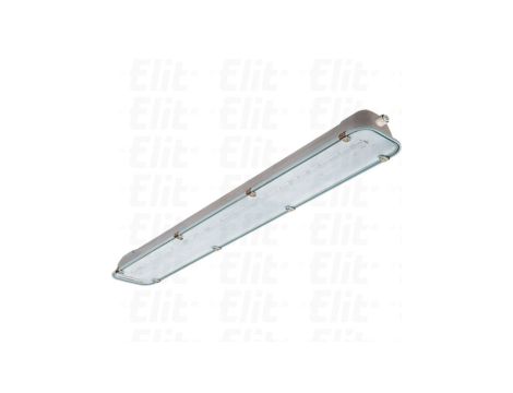 Oprawa przeciwwybuchowa LED ze stali nierdzewnej L1300 INOX VETRO 63W DIFFONDENTE COMFORT IP66