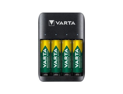 Ładowarka do akumulatorków Ni-MH VARTA QUATRO 57652 + 4 akumulatorki Varta 2100 mah AA
