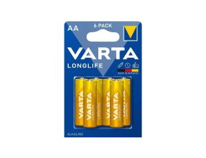 Baterie Varta Longlife LR6/AA 4106 (blister) - 6 sztuk