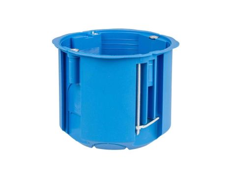 Puszka instalacyjna podtynkowa pojedyncza do nidy 1x fi:60mm (68x60mm) IP30 z wkrętami, głęboka, łączona SIMET