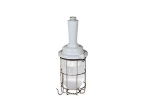 Portable well glass fixture in thermosetting GRP with protection cage in steel IP65