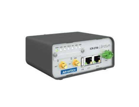 Przemysłowy router komórkowy LTE Cat. 4, z 2 x port Ethernet, 1 x USB, 2 x SIM, szerokim zakresem temperaturowym ICR-2734P