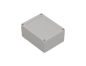 Obudowa hermetyczna ZP140.110.60 jasny dół - bezbarwna góra z uszczelką i tulejkami mosiężnymi ABS-PC - ZP140.110.60JpH TM ABS-P