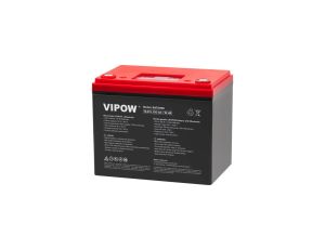 Akumulator LiFePO4 (litowo-żelazowo-fosforanowy) 12,8V 100Ah z układem BMS, wyświetlaczem LCD i Bluetooth Vipow