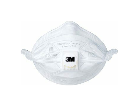 3M PÓŁMASKA  VFLEX 9161 FFP1 op.15 szt.. Z ZAWORKIEM