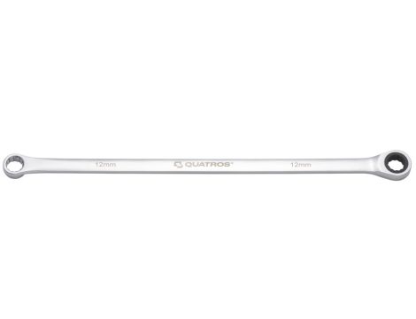 QUATROS KLUCZ OCZKOWY BARDZO DŁUGI Z GRZECHOTKĄ 90 ZĘBÓW 12MM L=327MM