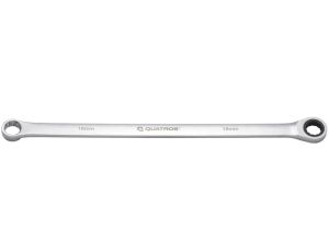 QUATROS KLUCZ OCZKOWY BARDZO DŁUGI Z GRZECHOTKĄ 90 ZĘBÓW 18MM L=412MM