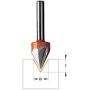CMT FREZ HM D=12,7 I=11 A=60 S=8 DO GRAWEROWANIA. - 2