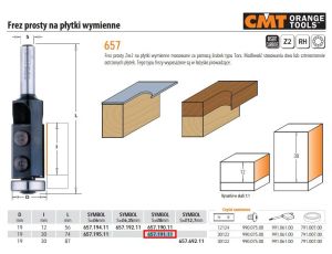 CMT FREZ HM D=19 I=30 L=74 S=8