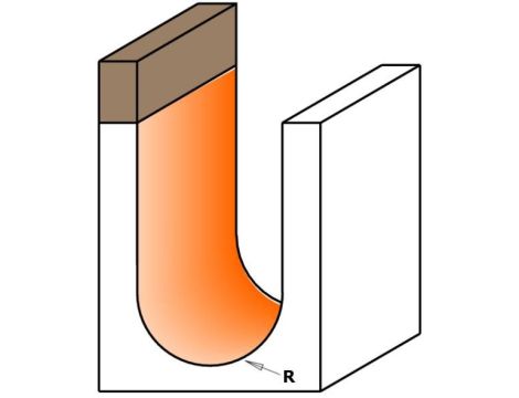 CMT FREZ HM R= 4,75 D=9,5 I=6,4 S=8 DO KORYTEK I CZASZ. - 3