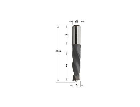 CMT WIERTŁO HW NP D=10 I=30 L=55,5 S=8x 20 RH