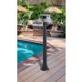 Oprawa ogrodowa Solar JOSEPHA Fumagalli Moduł LED z czujnikiem ruchu PIR 4K 280lm CLEAR REFL 800 mm IP 55 czarny / tworzywo sztuczne - 2