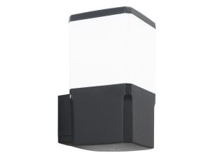 Oprawa elewacyjna VIRGILIO APPLIQUE OPAL Fumagalli E27 A60 LED CCT 11W 3000K/4000K/6500K SET IP55 230V czarny / tworzywo sztuczne