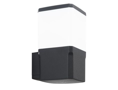 Oprawa elewacyjna VIRGILIO APPLIQUE OPAL Fumagalli E27 A60 LED CCT 11W 3000K/4000K/6500K SET IP55 230V czarny / tworzywo sztuczne