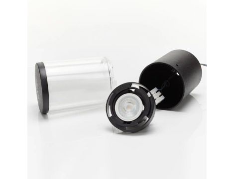 Oprawa ogrodowa CARLO CLEAR Fumagalli GU10 LED CCT 4,8W 250 mm 2700K/4000K/6500K SET IP55 230V czarny / tworzywo sztuczne - 5