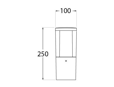 Oprawa ogrodowa CARLO CLEAR Fumagalli GU10 LED CCT 4,8W 250 mm 2700K/4000K/6500K SET IP55 230V czarny / tworzywo sztuczne - 6