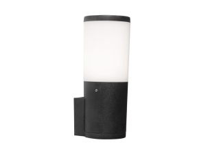 Oprawa elewacyjna AMELIA WALL OPAL Fumagalli E27 A60 LED 11W 2700K/4000K/6500K SET IP55 230V czarny / tworzywo sztuczne