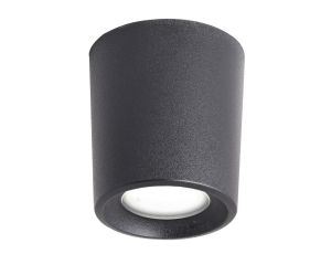 Oprawa sufitowa LIVIA 90 FROSTED Fumagalli GU10 LED CCT 4,8W 90mm 625lm 2700K/4000K SET IP55 230V czarny / tworzywo sztuczne