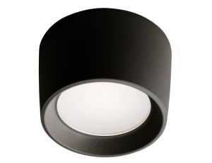 Oprawa sufitowa LIVIA 160 FROSTED Fumagalli GX53 LED CCT 10W 160 mm 3000K/4000K/6500K SET IP55 230V czarny / tworzywo sztuczne