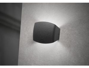 Oprawa elewacyjna ABRAM 150 CLEAR Fumagalli R7S LED 3,5W 150 mm 2700K/4000K/6500K SET IP55 230V czarny / tworzywo sztuczne